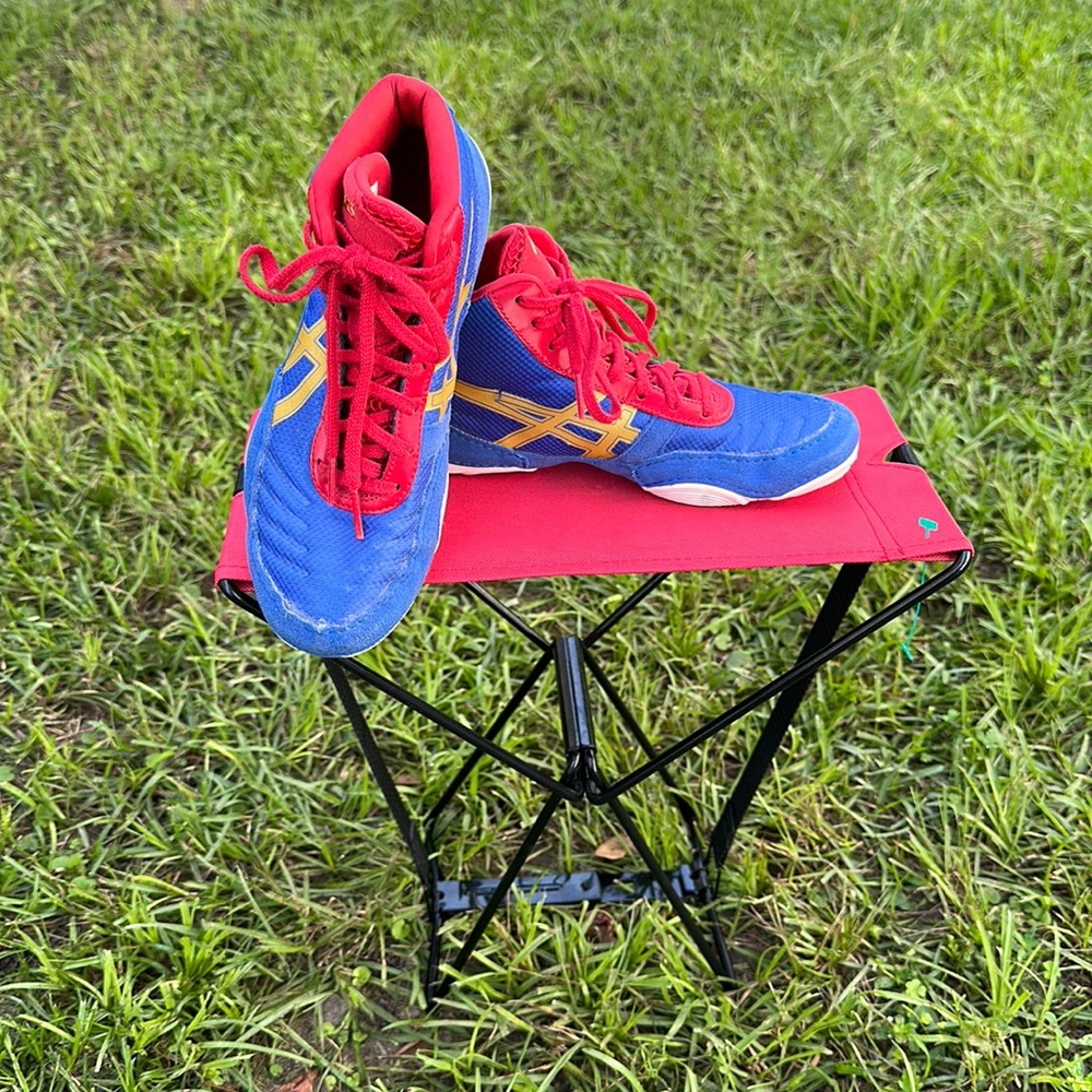 Youth Boys Asics Matflex Kids Wrestling Shoes C544N (Youth Size 3)